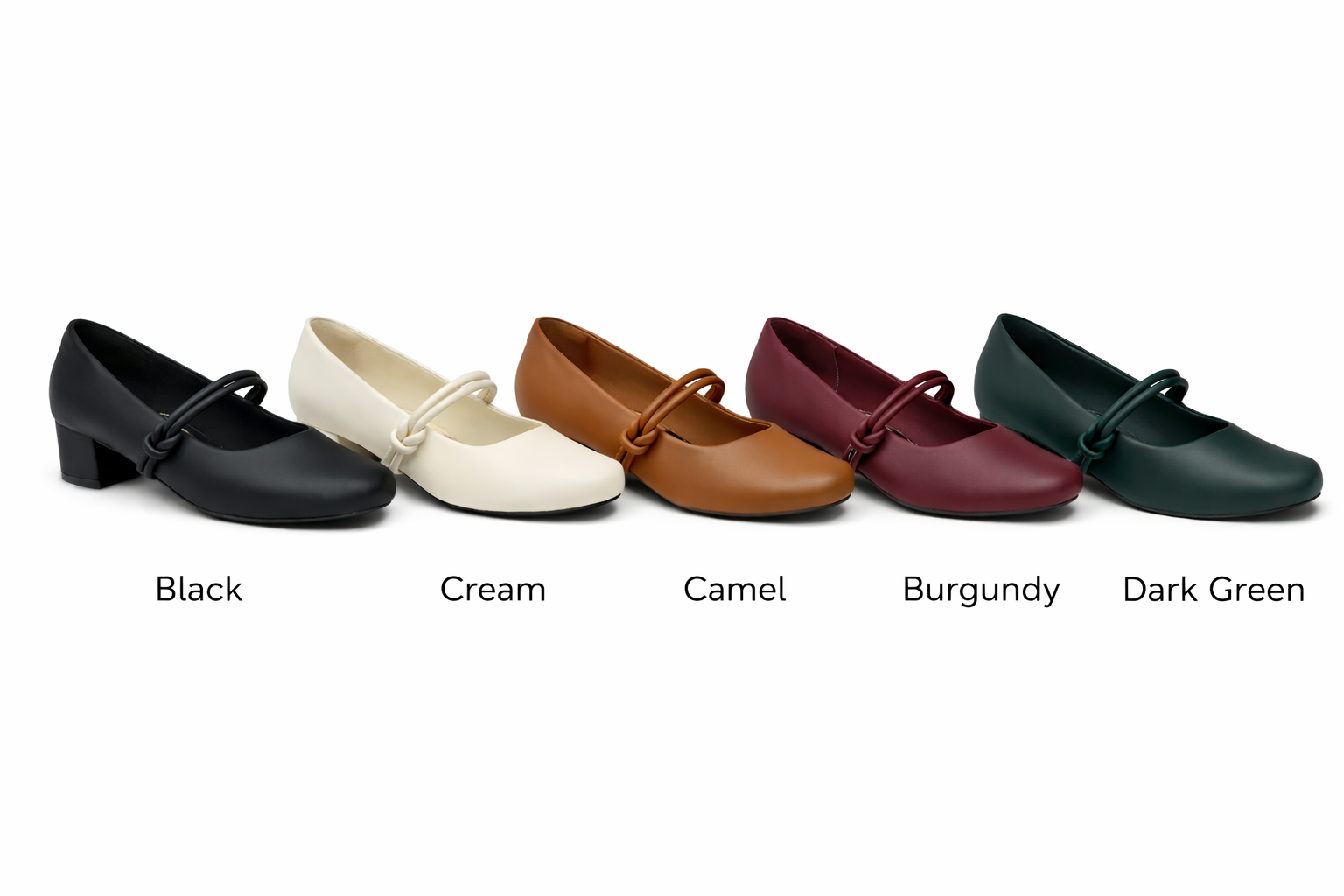 Jean-Friendly Lightweight Almond-Toe Crossover-Strap Comfortable Women’s Heels
