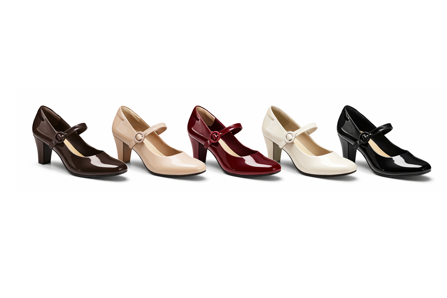 Jean-friendly Lightweight Almond-Toe Heels with Crossover Strap