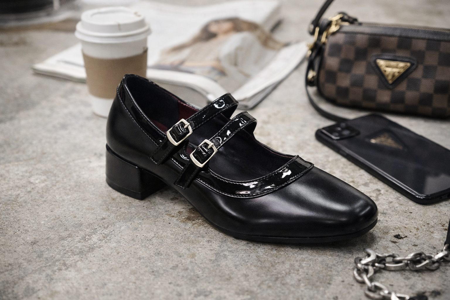 Jean‑Friendly Stress‑Free Lightweight Almond‑Toe Crossover Strap Comfortable Women’s Heels