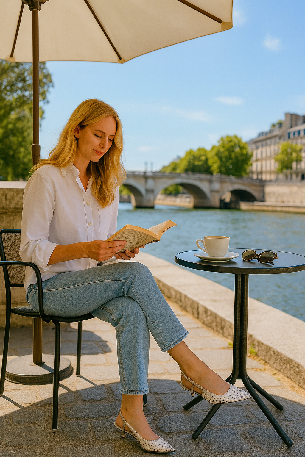 صنادل نسائية بكعب متوسط – تصميم مضفر أنيق مع مقدمة مدببة ومفتوحة للظهر لصيف أنيق