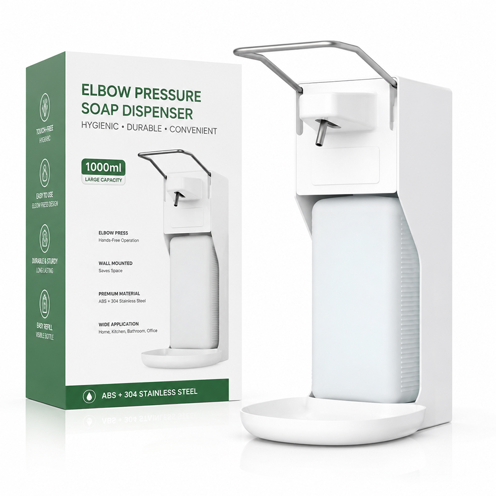 Wall Mounted Plastic Manual Elbow Hand S