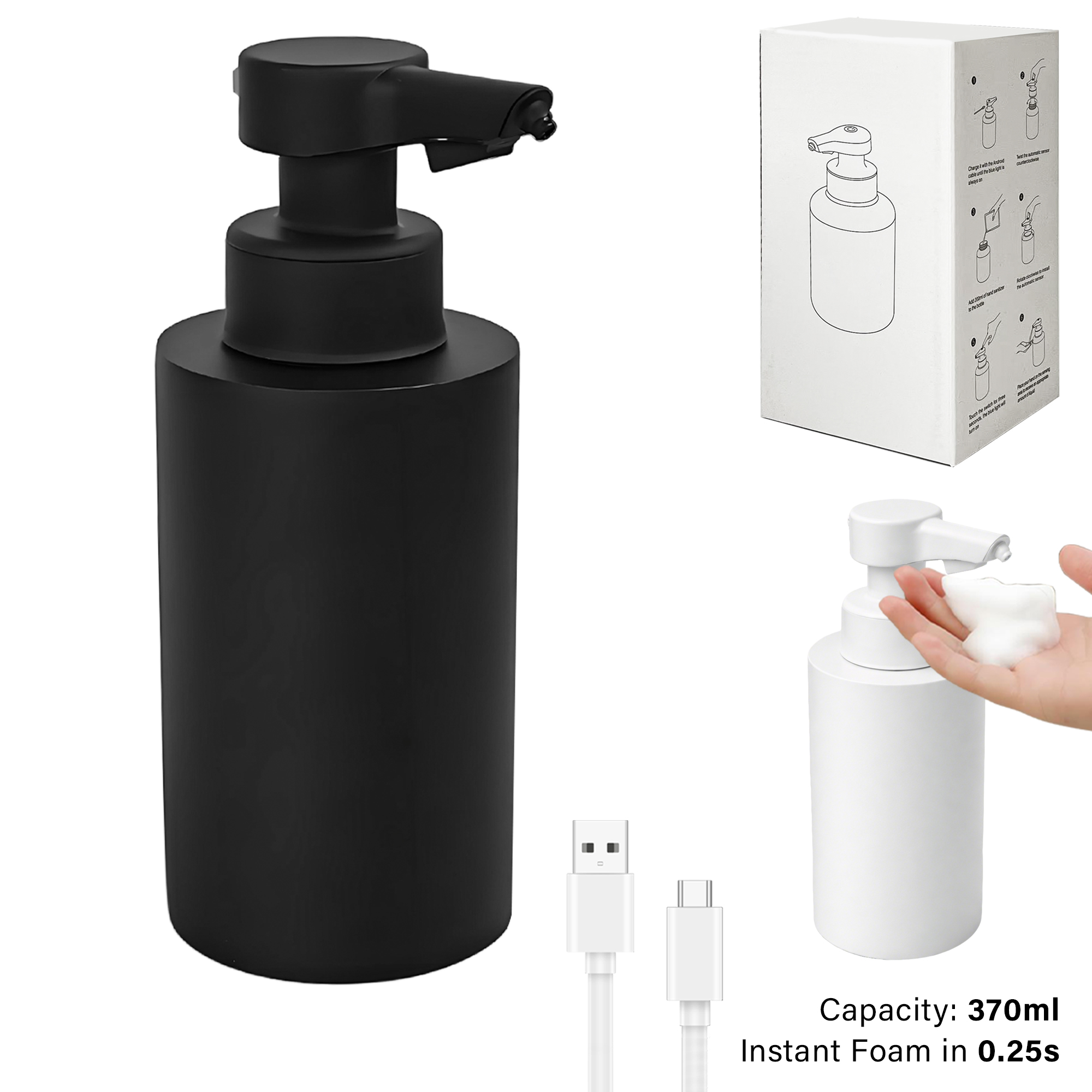 Custom Logo Option Space-Saving Touchles