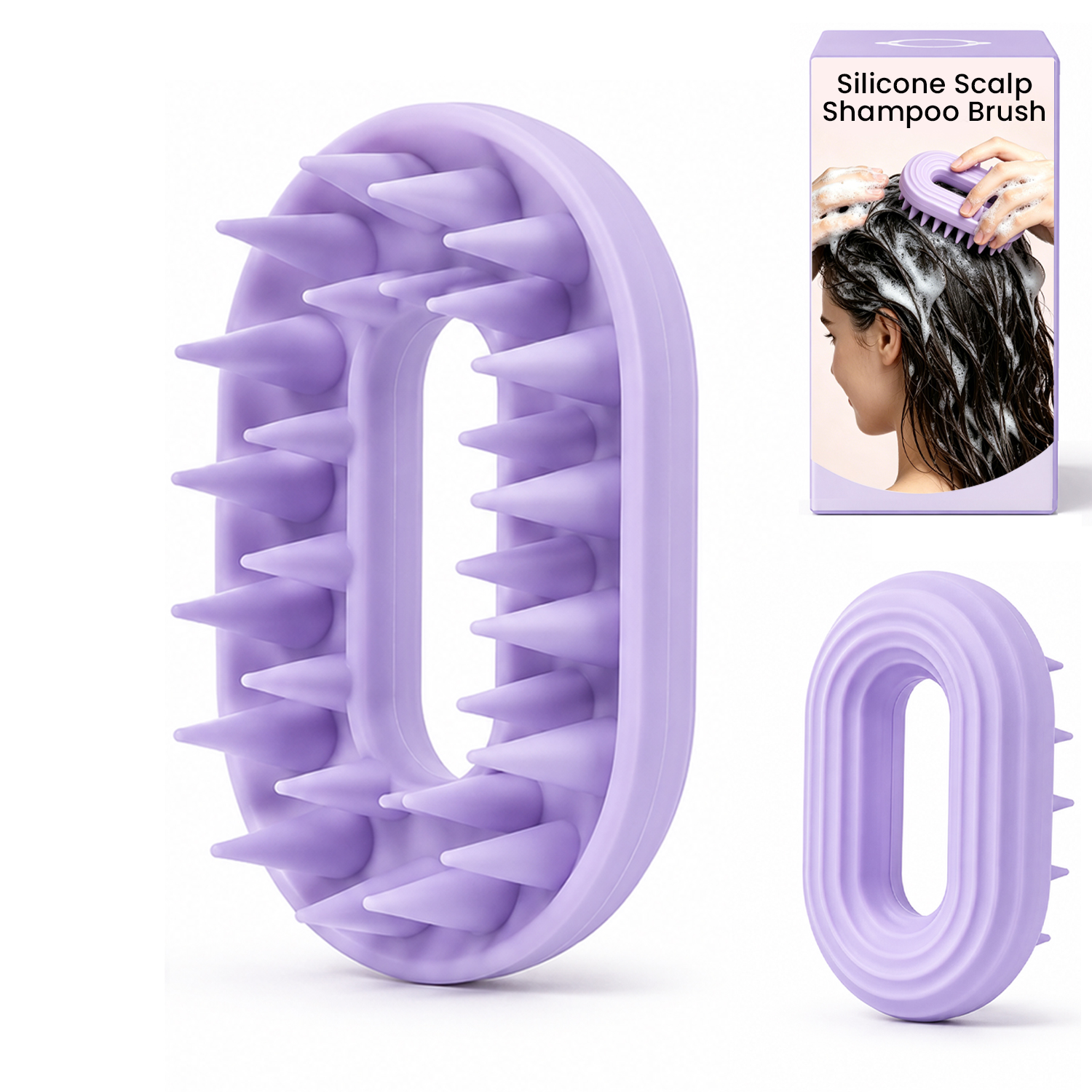 Silicone Scalp Cleaning Brush Soft Ionic