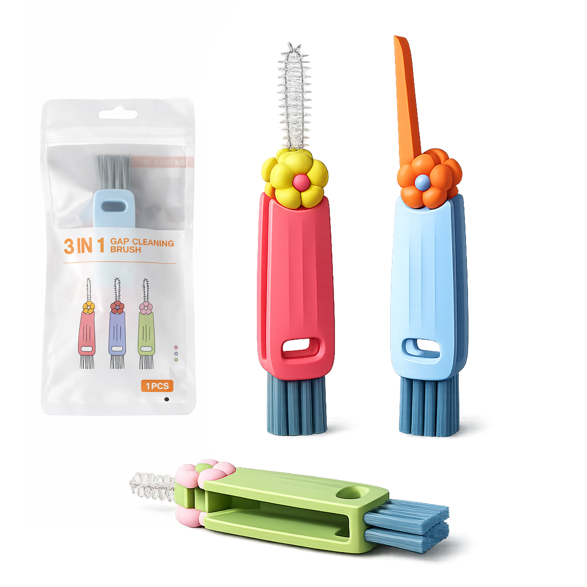 Mini Portable Foldable Soft Nylon Brush 