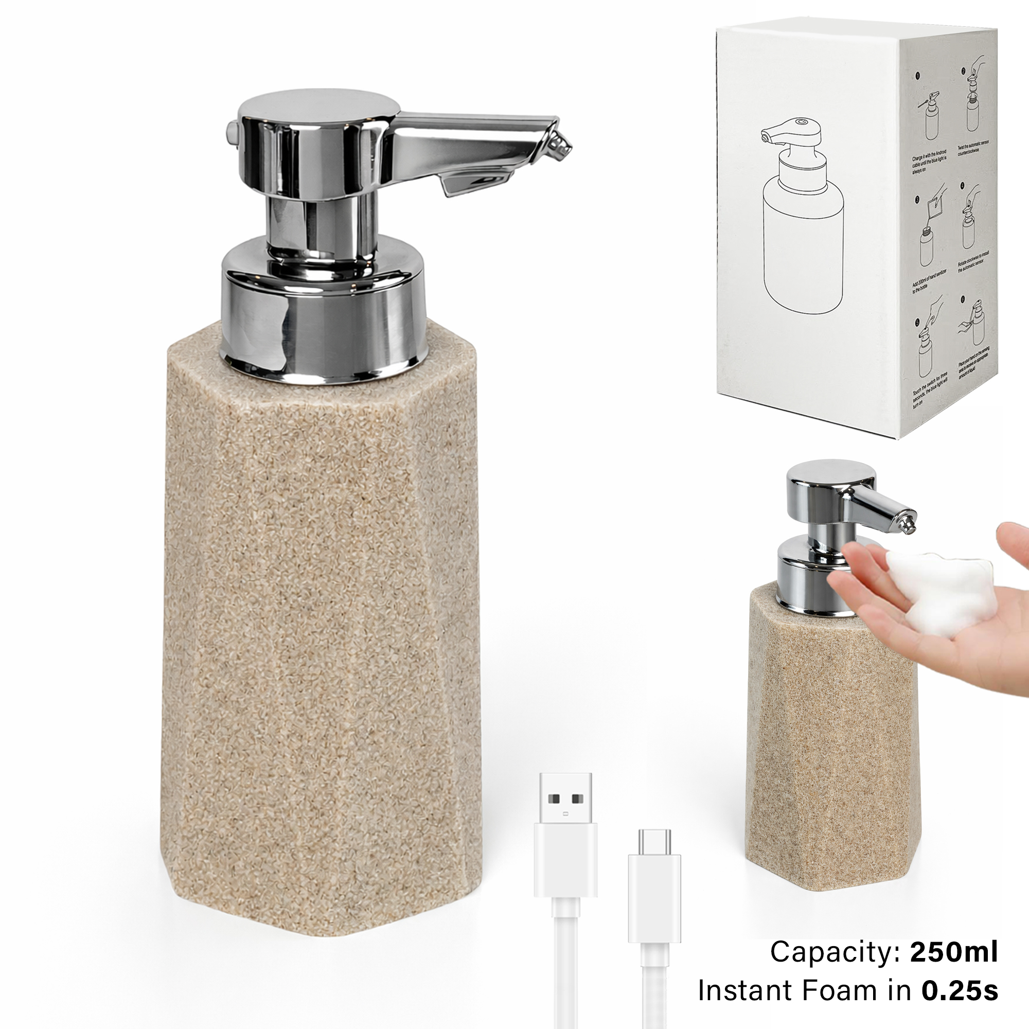 Touchless Soap Dispenser with Infrared S