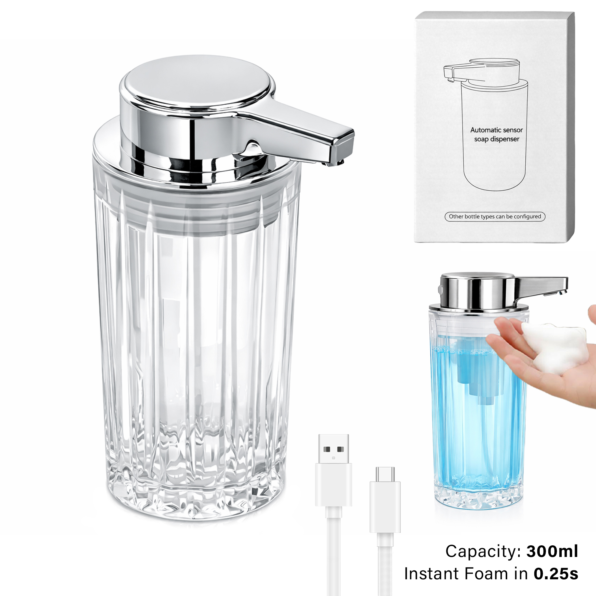 Modern Infrared Sensor Touchless Glass S