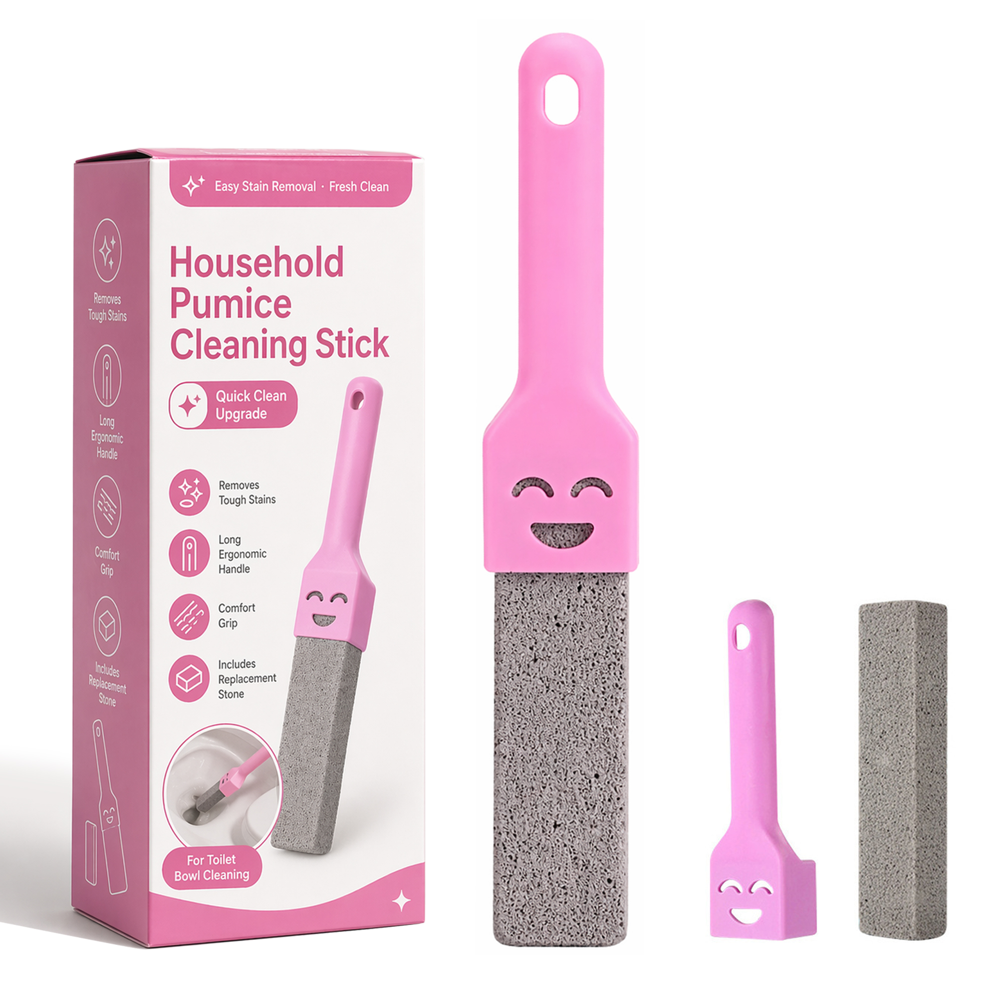 Effective Plastic Pumice Stone Handle Ba