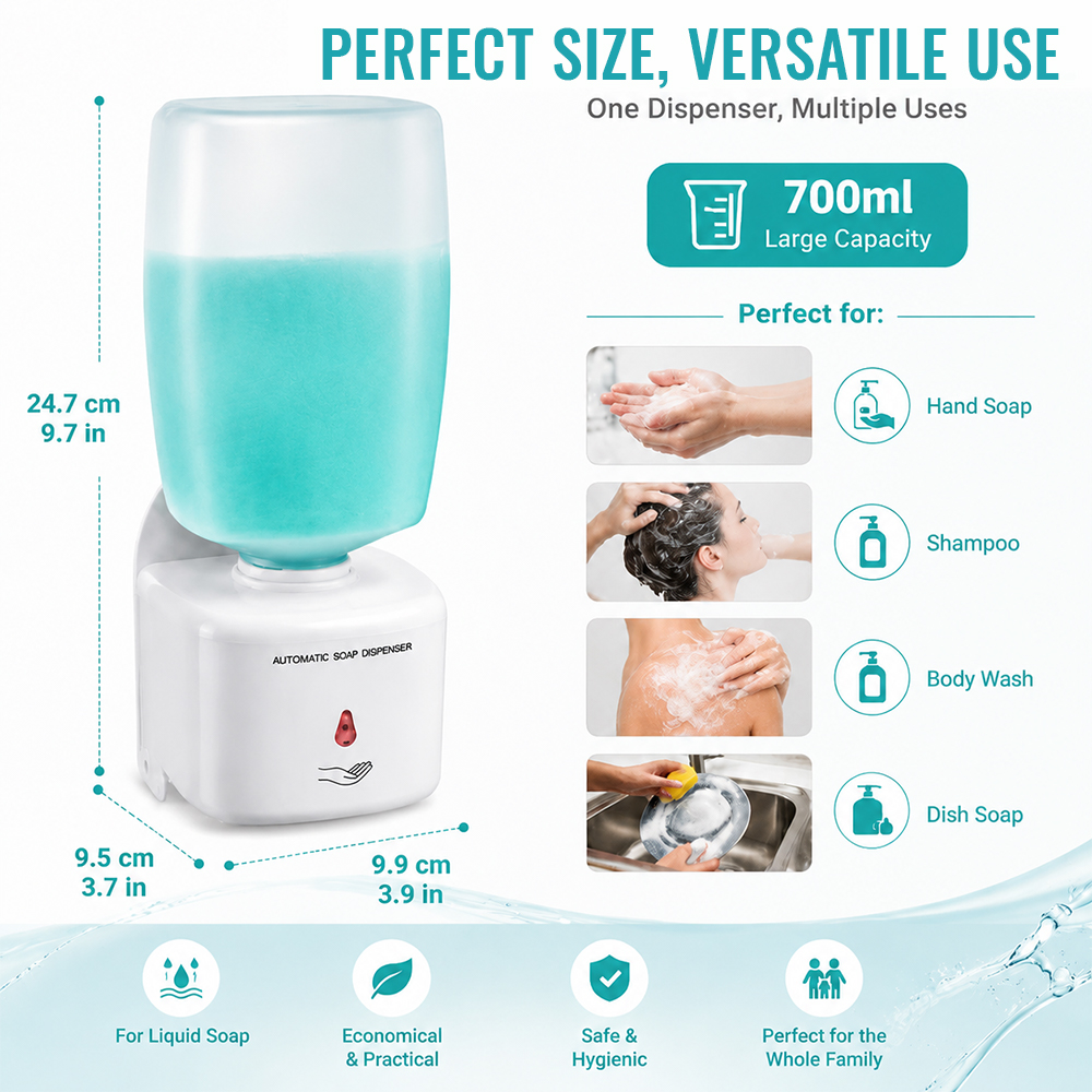 Touch-Free Experience Becomes a Consumer Preference: Wall-Mounted Sensor Soap Dispensers for Hotels, Offices and Smart Washroom Retrofits