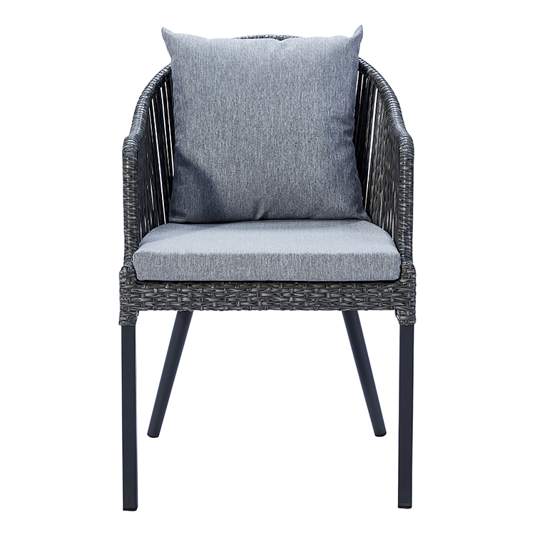 Modern Rust-Resistant Aluminum Frame Weatherproof Handwoven Wicker Garden Leisure Chair