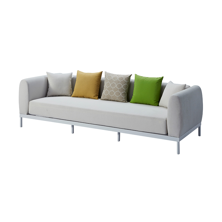 Light Grey Comfortable All-Season Balcony Garden Seating Outdoor Patio Sofa Set