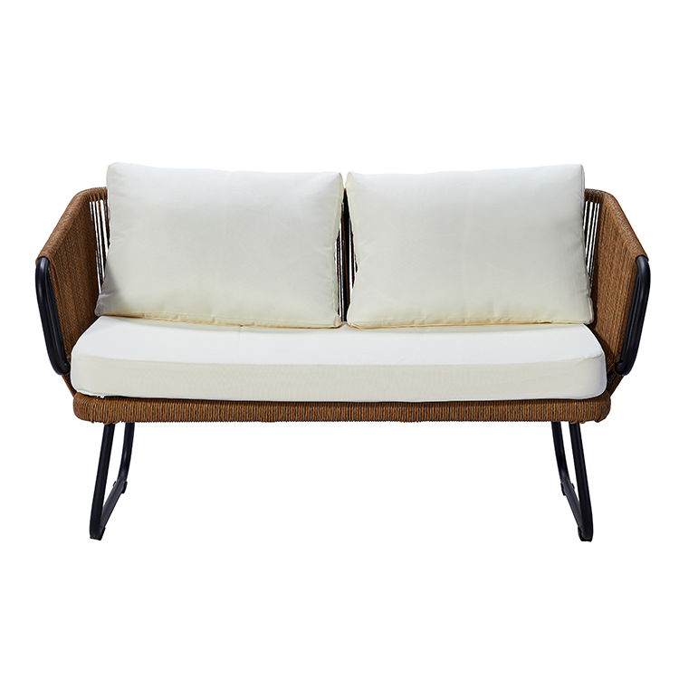 Comfortable Modern Woven Rattan Outdoor Sofa Furniture Set with Aluminum Frame