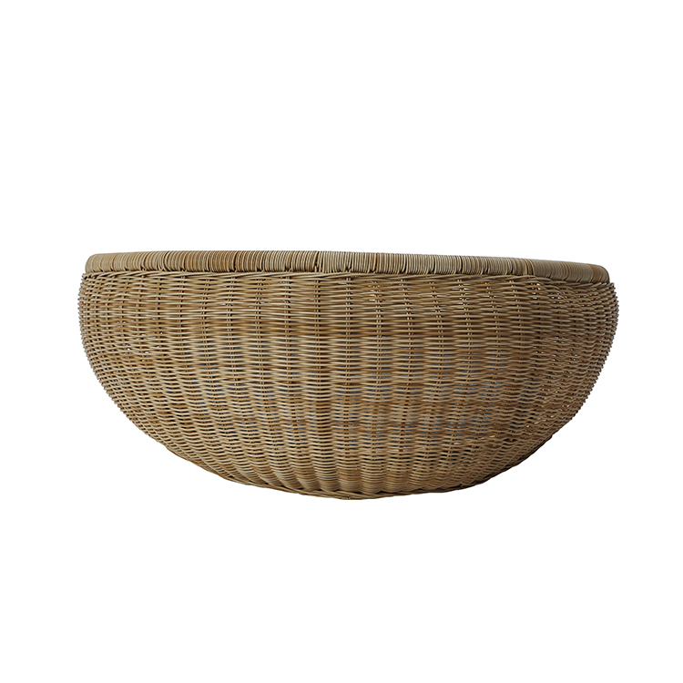 Lightweight Durable PE Rattan Outdoor Cat Bed with Cushion
