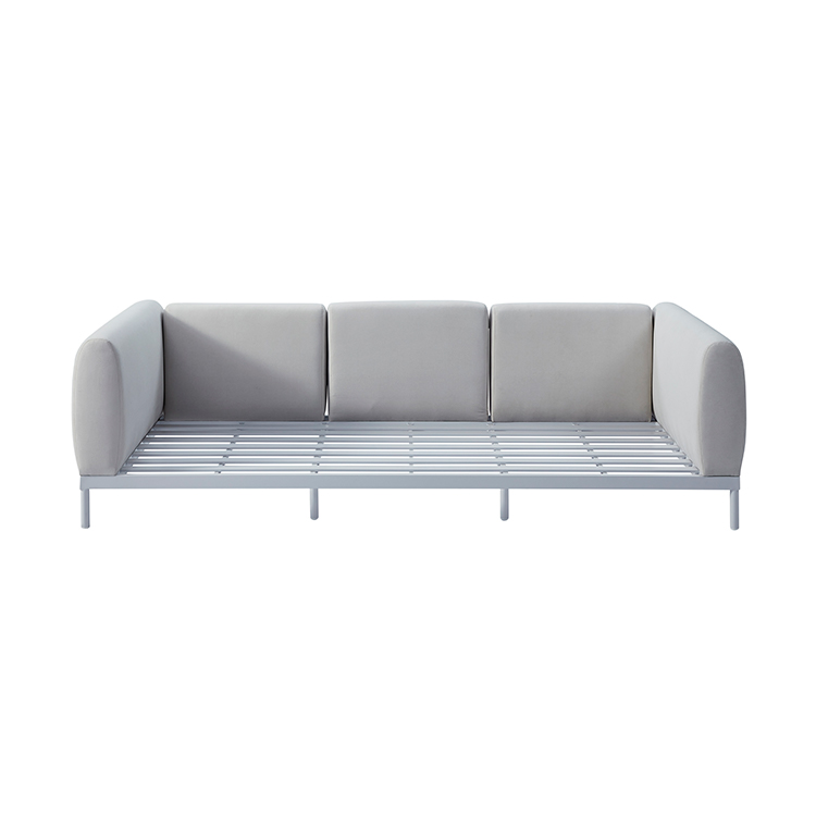 Light Grey Comfortable All-Season Balcony Garden Seating Outdoor Patio Sofa Set