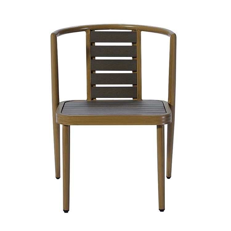 Coastal Modern Outdoor Café Furniture Urban Balcony Dining Table Set and 2 Chairs with Weather Resistant Aluminum Frame