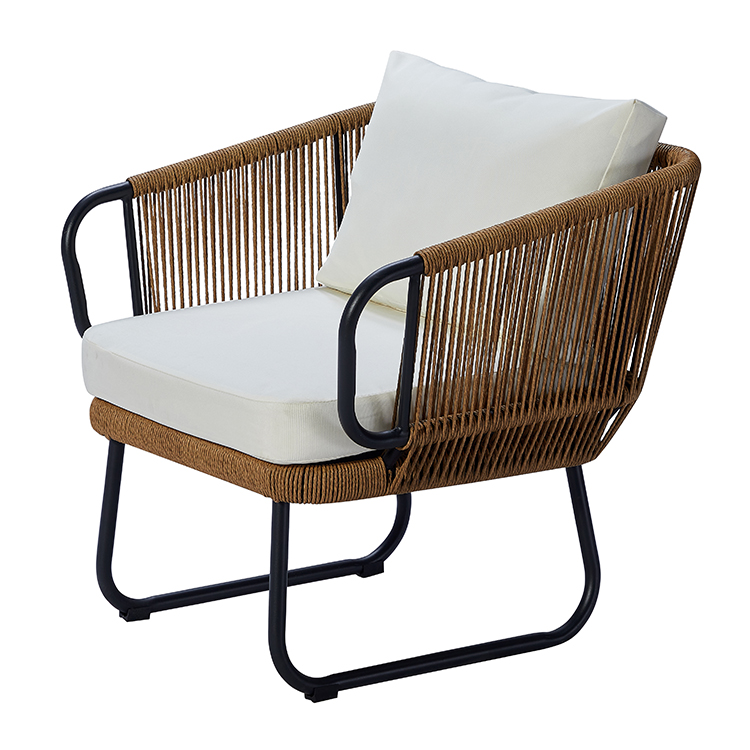 Comfortable Modern Woven Rattan Outdoor Sofa Furniture Set with Aluminum Frame