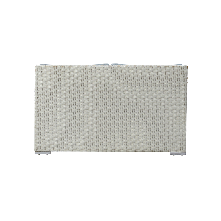 All-Weather Outdoor Elegance Rattan Lounge Garden Poolside Stylish Resort Patio Sofa With Pillow