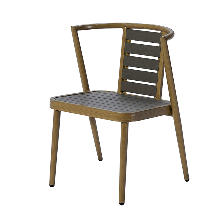 Coastal Modern Outdoor Café Furniture Urban Balcony Dining Table Set and 2 Chairs with Weather Resistant Aluminum Frame