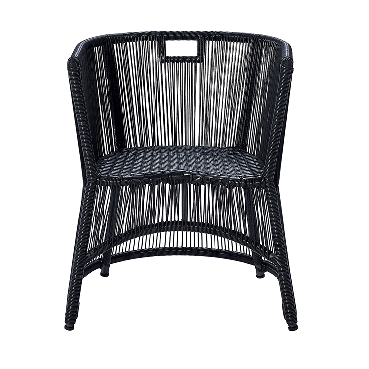 Versatile Space-Saving Outdoor Bistro Dining Furniture Compact Balcony Café Table and Wicker Chairs Set