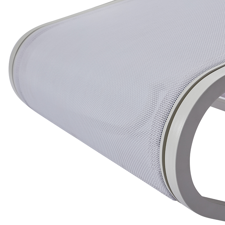 Weather-Resistant Patio Chaise Aluminum Outdoor Sun Lounger with Breathable Textilene Mesh for Poolside