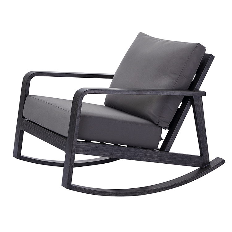 Contemporary Weatherproof Aluminum Patio Conversation Sofa Set with Fire Pit Table