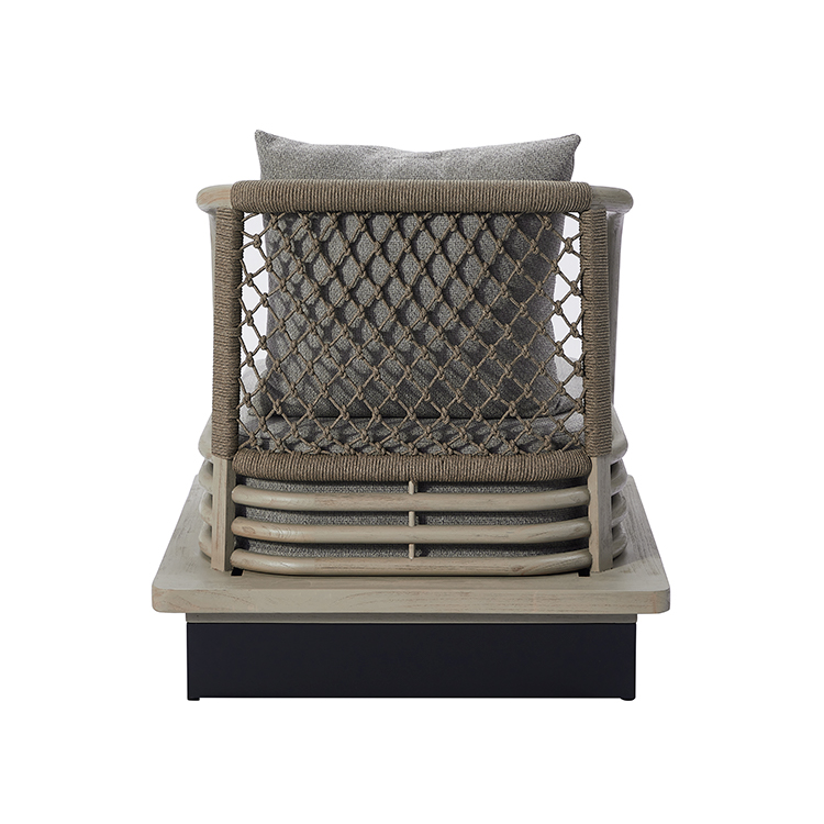 Luxury Modern Design Patio Aluminum Garden Rope Outdoor Sofa Set