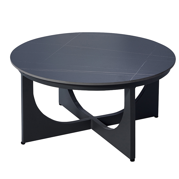Space-Saving Modern Coastal Outdoor Furniture Set All-Weather Comfortable Patio Sofa and Coffee Table Combo for Garden
