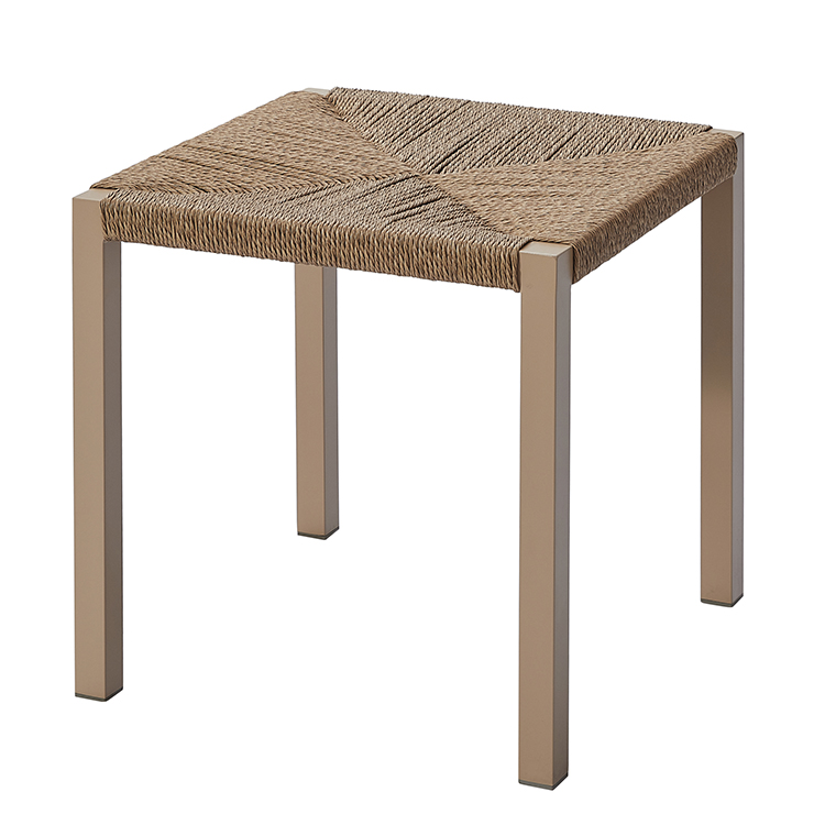 Ergonomic Foldable Garden Dining Seating Furniture Contemporary Portable Balcony Rattan Woven Lounge Chair