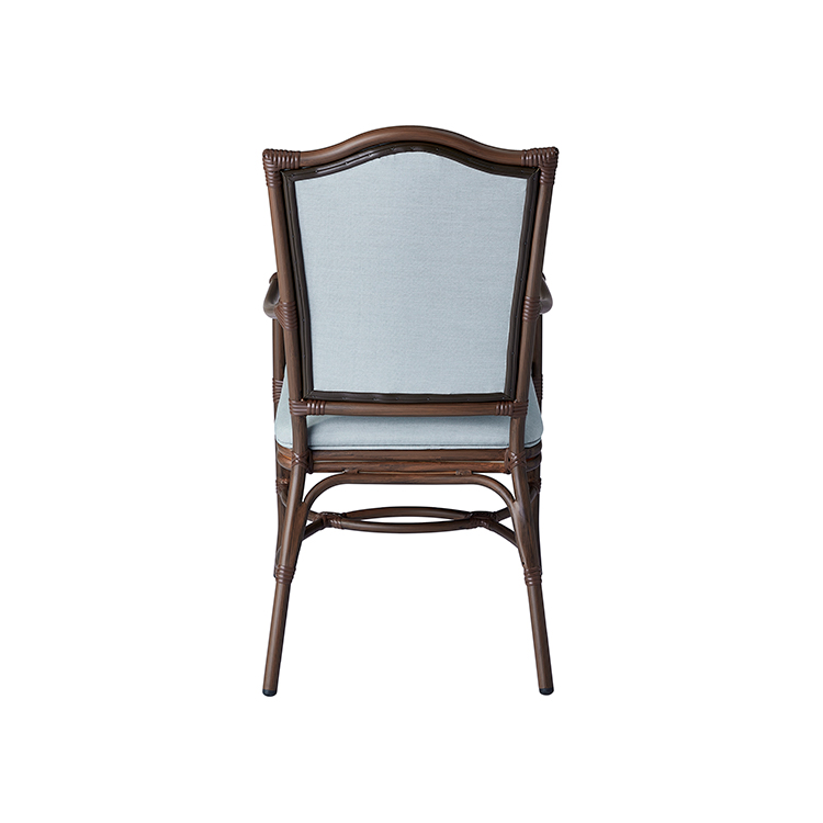 All-Weather Elegant Durable Outdoor Bistro Seating Rattan Waterproof Conversation Chair Set With Cushion