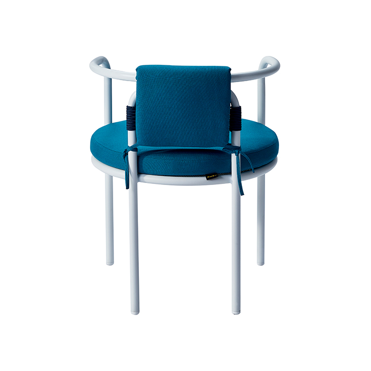 Weather-Resistant Outdoor Terrace Relaxation Seating Aluminum Conversation Chair set with Cozy Cushion