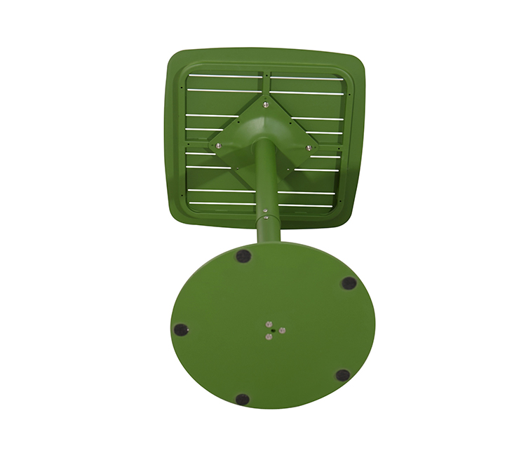 Industrial Weatherproof Outdoor Patio Seating 3-Piece Dining Chair Set with Compact Table