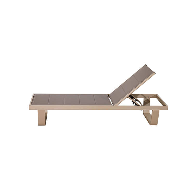 Designer Garden Furniture Contemporary Outdoor Poolside Adjustable Reclining Chaise Patio Chairs  Lounge
