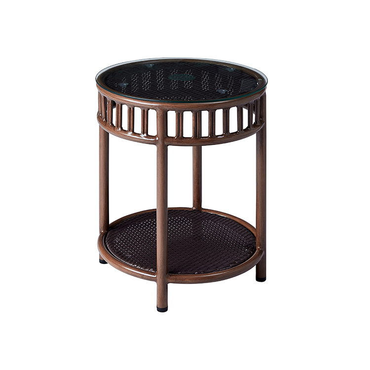 All-Weather Elegant Durable Outdoor Bistro Seating Rattan Waterproof Conversation Chair Set With Cushion