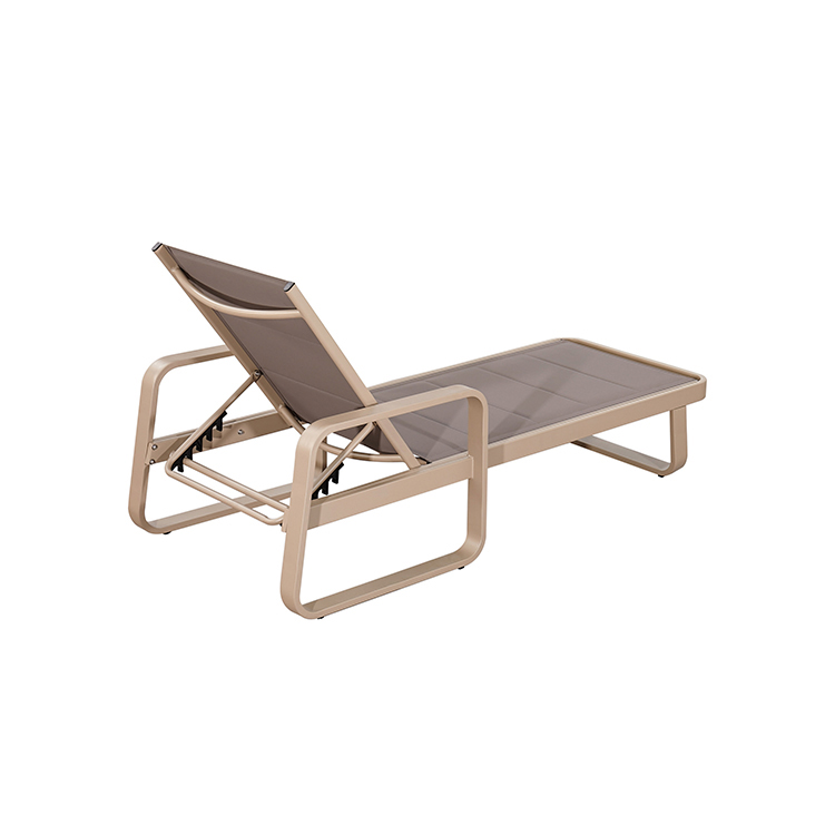 Weather-resistant Adjustable Garden Outdoor Recliner Pool Party Sun Lounge Deck Chair
