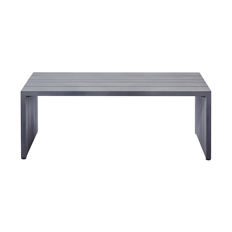 Outdoor Luxury Aluminum Sofa Dining Table Modern Garden Patio Sofa Sectional Aluminum 4 Person Set