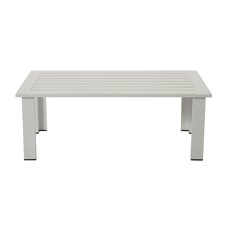 Best Modern New Garden Conversation Furniture Outdoor Patio White Aluminum Sofa Set with Coffee Table on Sale