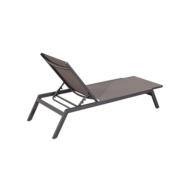 All-weather Patio Exterior Furniture Adjustable Poolside Sun Lounger Chaise Garden Chair