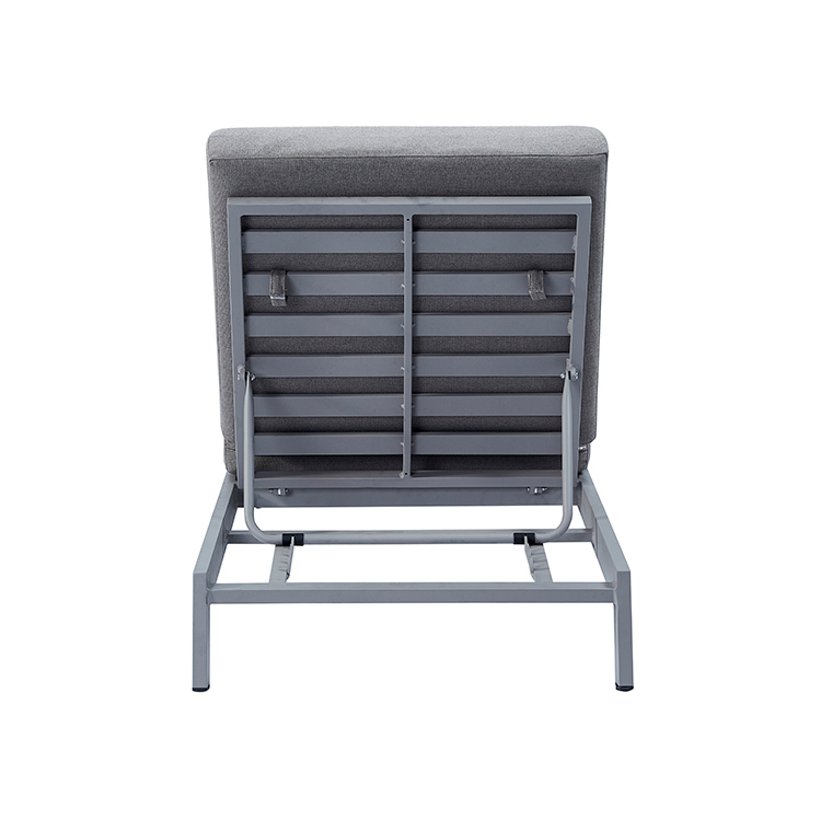 Weather-resistant Outdoor Reclining Garden Chair Poolside Sun Cushioned Lounge