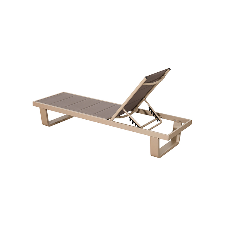 Designer Garden Furniture Contemporary Outdoor Poolside Adjustable Reclining Chaise Patio Chairs  Lounge