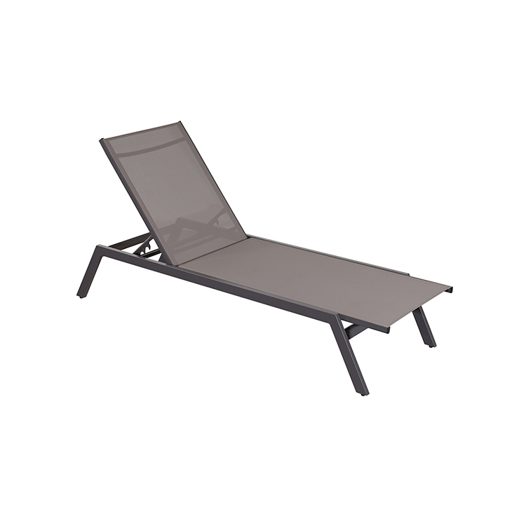 All-weather Patio Exterior Furniture Adjustable Poolside Sun Lounger Chaise Garden Chair
