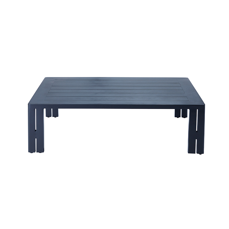 Outdoor Luxury Courtyard Outdoor Patio Aluminum Waterproof Footrest Garden Sofa Set With Cushion