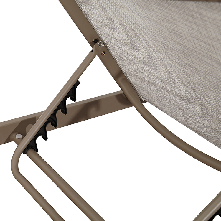 Patio Lounge Furniture Waterproof Beach Reclining Chair Garden Recliner Lounger For Poolside