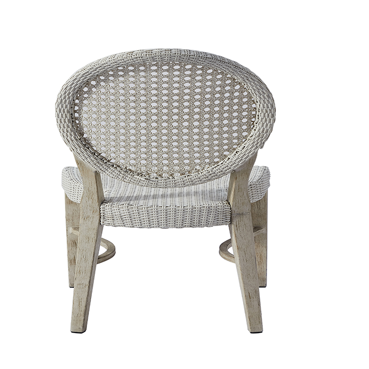 Classical Style Hotel Banquet Event Furniture Breathable Rattan Dining Chair