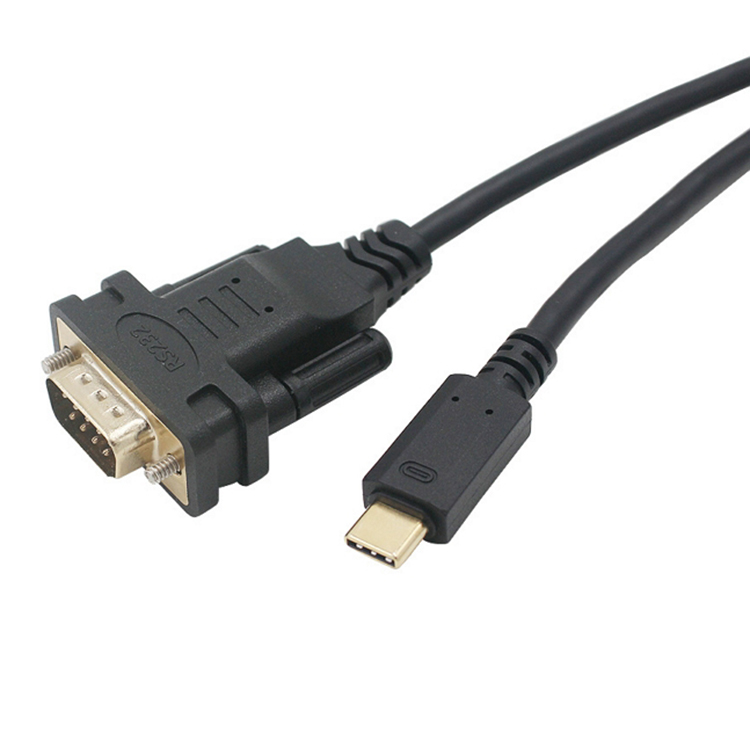 USB Type-C to DB9 RS232 Male Serial Adapter Cable – FTDI Chipset Compatible