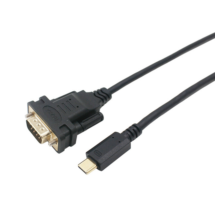 USB Type-C to DB9 RS232 Male Serial Adapter Cable – FTDI Chipset Compatible