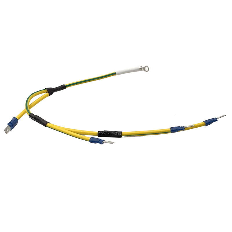 14awg Ground Cable  with RING TONGUE and Blade Terminal