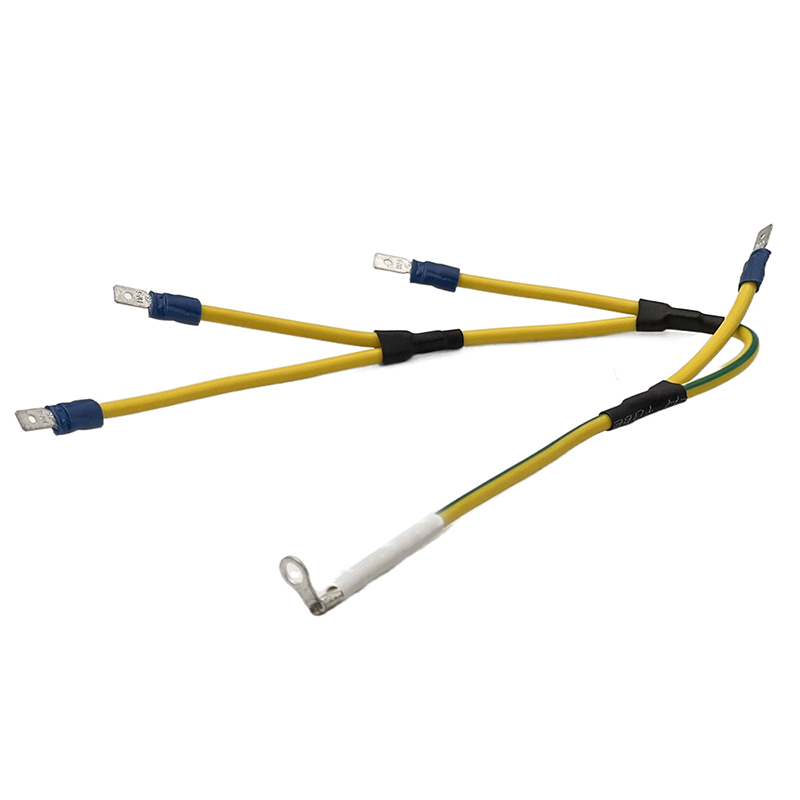 14awg Ground Cable  with RING TONGUE and Blade Terminal