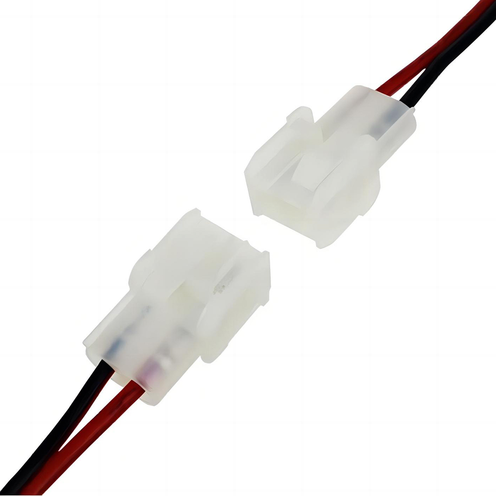 2 Pin Plug Custom Wire Cable Harness Assembly