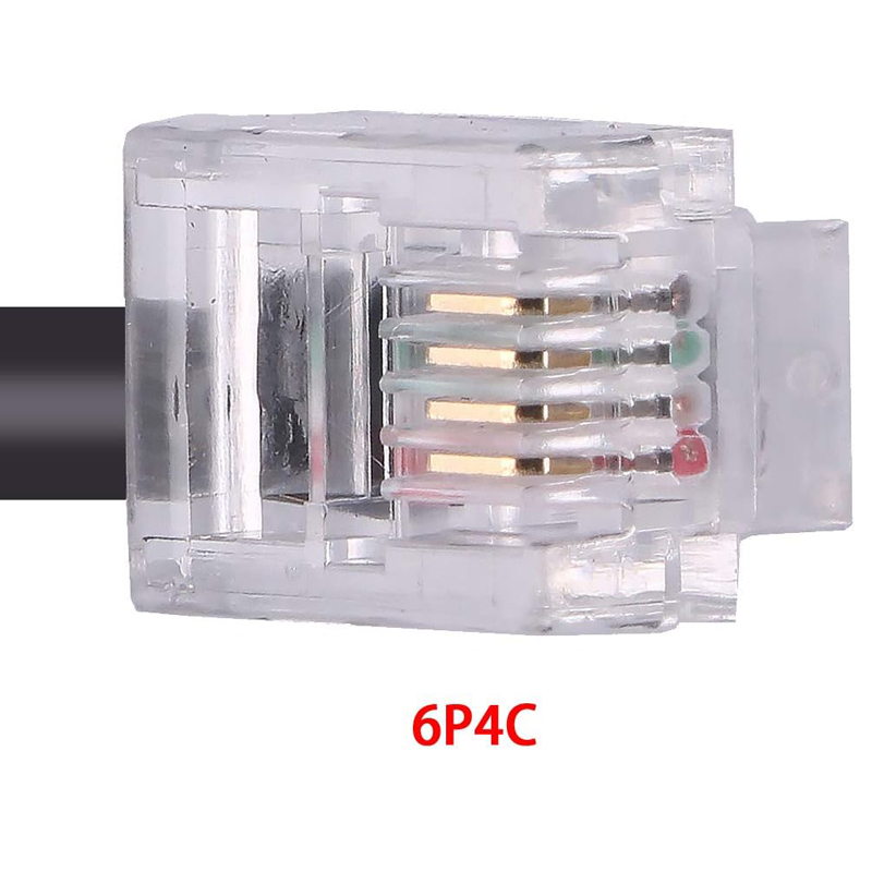 6FT Plug and Play RS232 DB9 Female to RJ11 6P4C Serial Console Cable for POS, Modems, and Terminal Equipment
