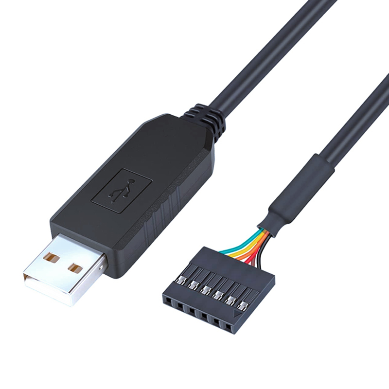 USB to RS485 TTL Converter Cable with Bare Wire Ends, FTDI Chipset FT232RL, USB-RS485-WE Transparent Adapter