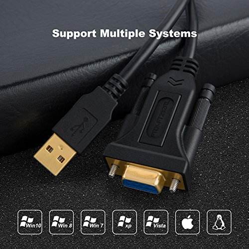 ANNXIN 3.3 FT USB 2.0 to RS232 Female with FTDI Chipset DB9 Serial Converter Cable